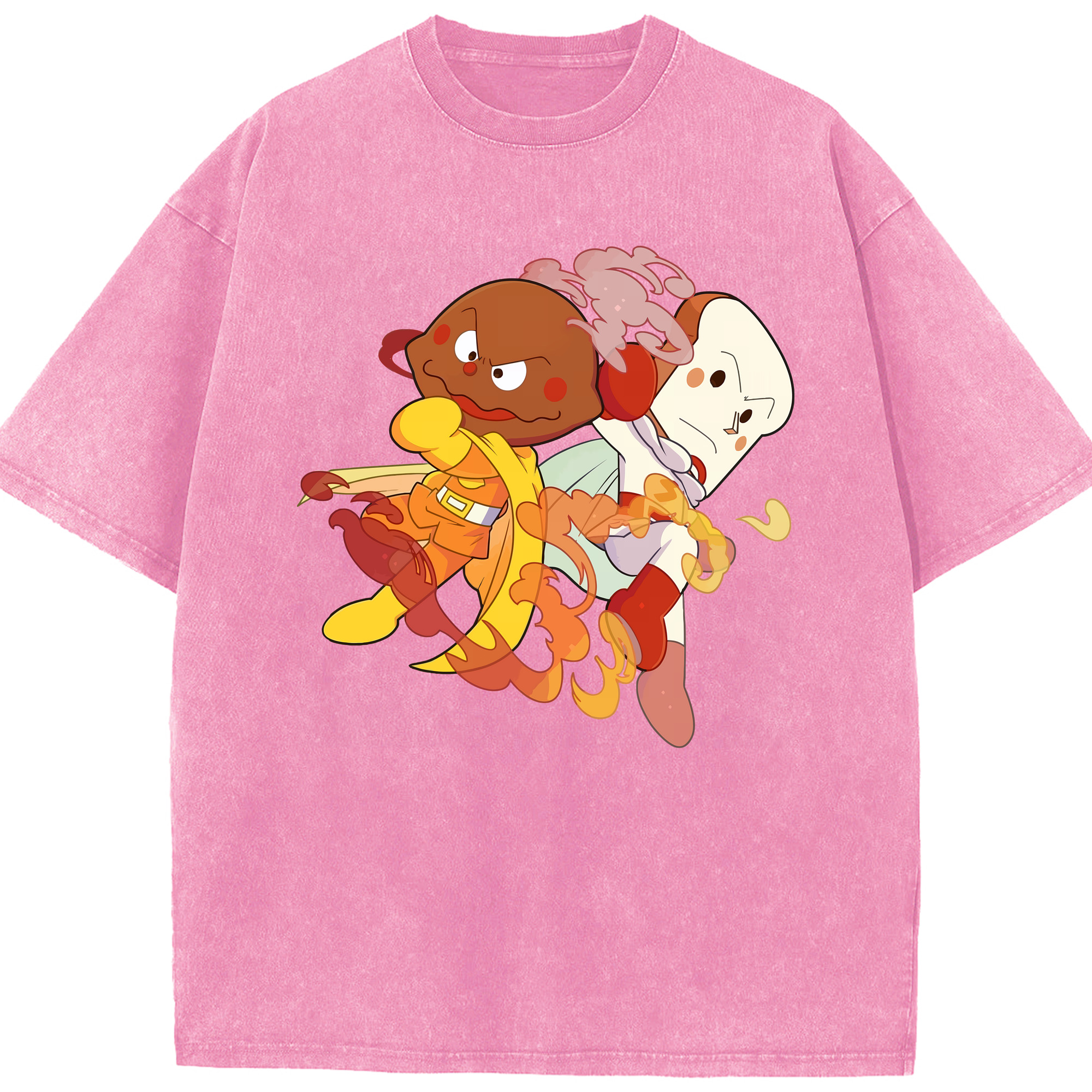 （画像用） アンパンマン Anpanman 綿100% ヴィンテージ風 半袖Tシャツ（フロントプリント）